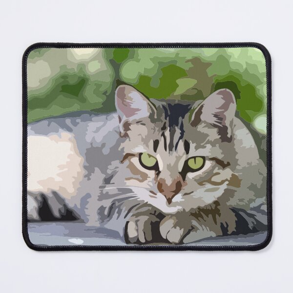 Item preview, American Shorthair Cat Digital Painting designed and sold by Positive Lad.