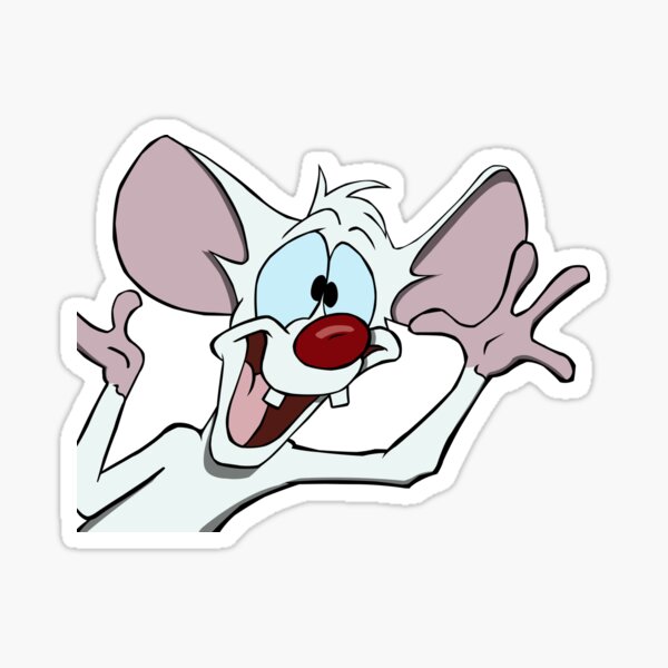 Pinky And The Brain Stickers | Redbubble