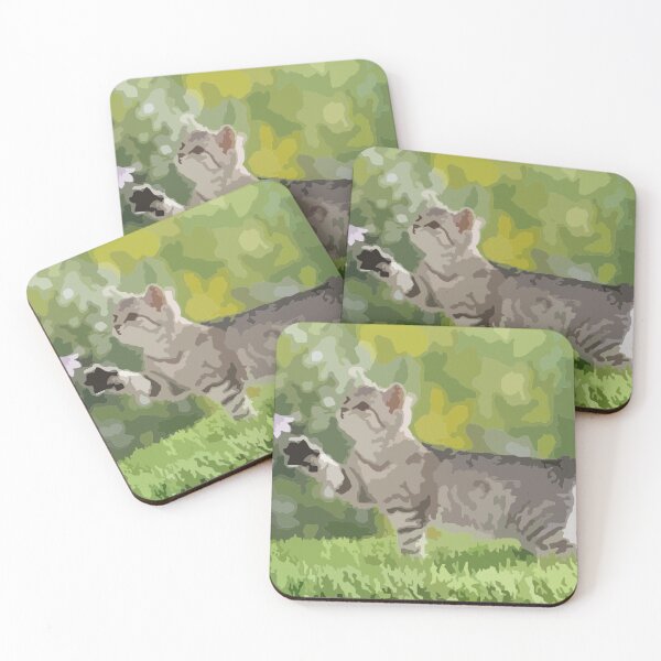 Item preview, American Shorthair Cat Digital Painting designed and sold by Positive Lad.