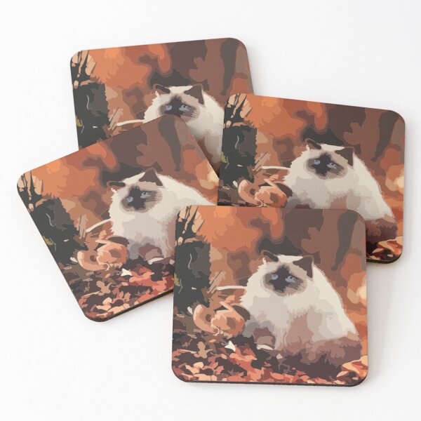 Item preview, Birman Cat Digital Painting designed and sold by Positive Lad.