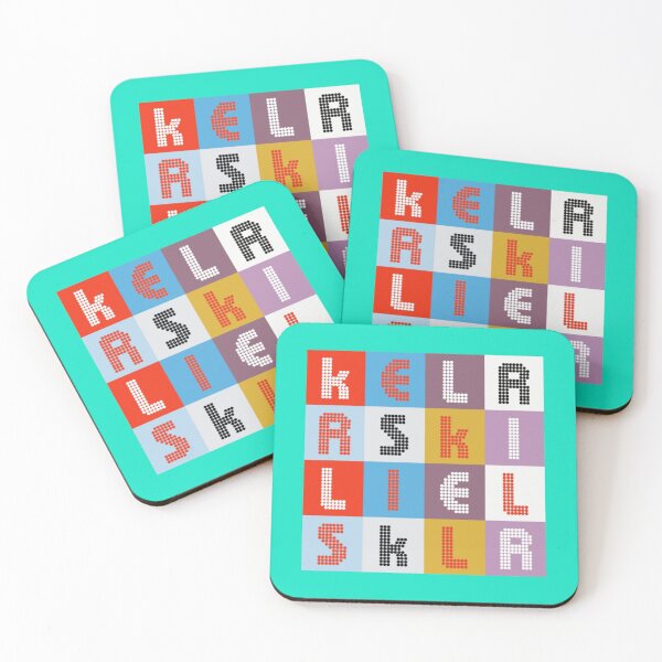 Item preview, The killers dotted letters in squares design   designed and sold by mclarenhuberz.