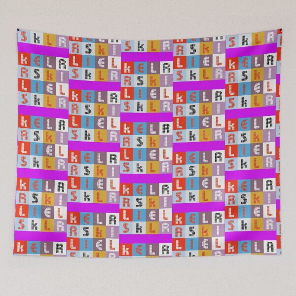 Item preview, The killers dotted letters in squares design   designed and sold by mclarenhuberz.
