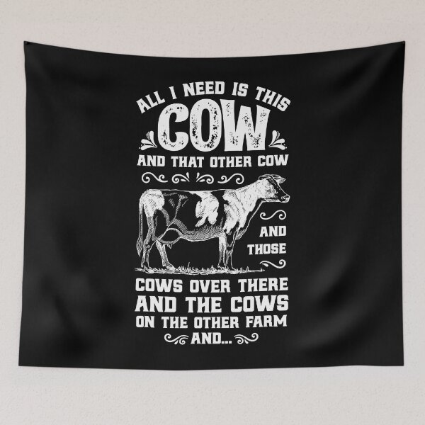 Item preview, All I Need Is This Cow Funny Farmer Dairy Farm designed and sold by Xtjjae.