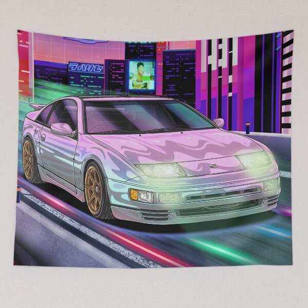 Artikelvorschau, Synthwave Nissan 300ZX FairladyZ entworfen und verkauft von JDM Guyvit.