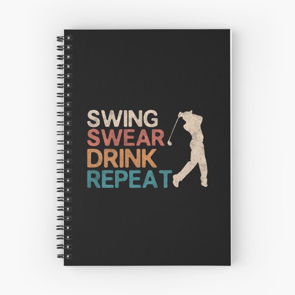 Item preview, Golf Swing Swear Drink Repeat Funny Golfing Saying Vintage Grunge Letters Gift for Golfer designed and sold by alenaz.