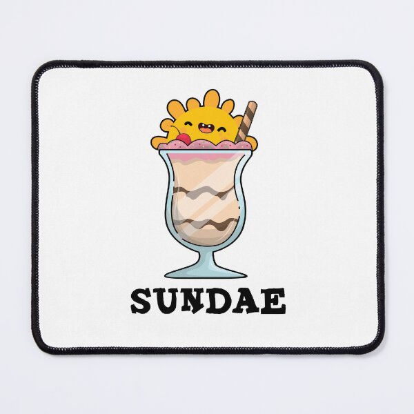 Item preview, Sundae Funny Sunday Ice Cream Puns  designed and sold by punnybone.