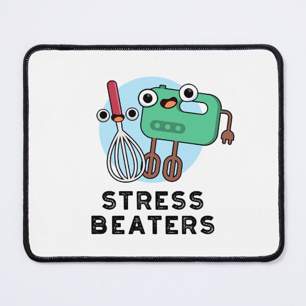 Item preview, Stress Beaters Funny Baking Whisk Puns designed and sold by punnybone.