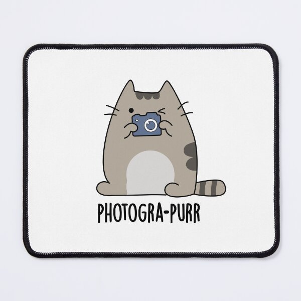 Item preview, Photogra-purr Funny Photographer Cat Puns designed and sold by punnybone.