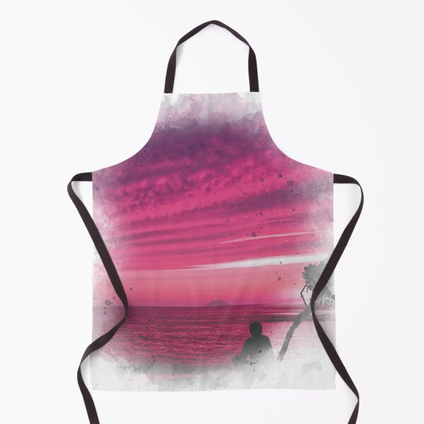 Item preview, Man by the Lake on Sunset - Watercolor Painting  designed and sold by Unaiza Khalid.