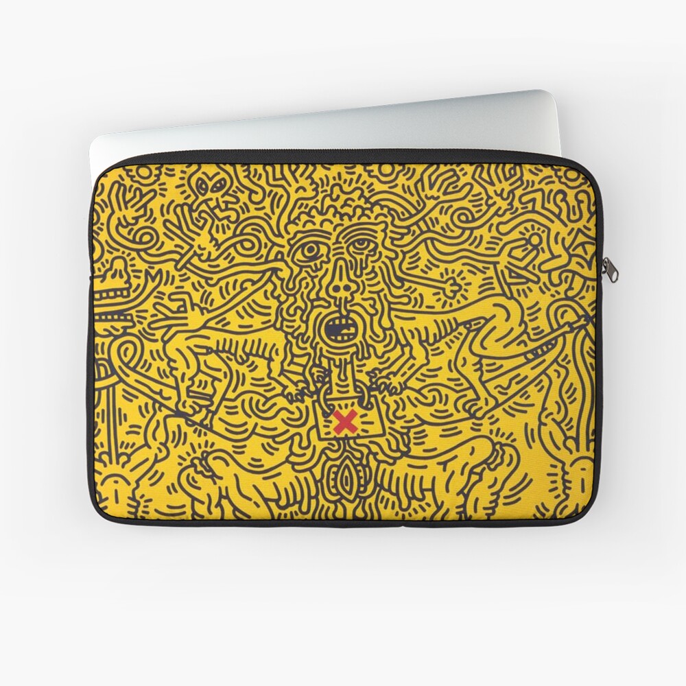 "GREAT YELLOW" Laptop Sleeve for Sale by Charmainemend Redbubble