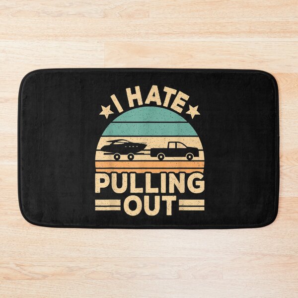 Item preview, I Hate Pulling Out Boating Funny Retro Boat Captain T-Shirt designed and sold by Baron-Hagen.