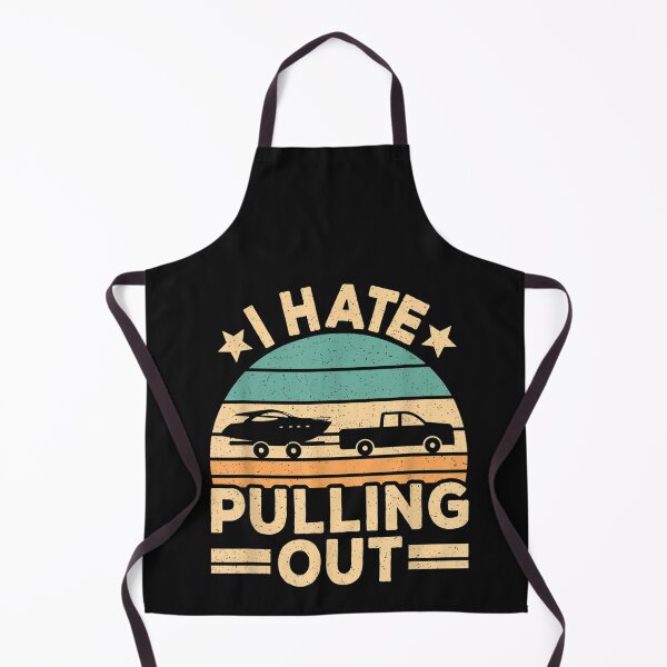 Item preview, I Hate Pulling Out Boating Funny Retro Boat Captain T-Shirt designed and sold by Baron-Hagen.