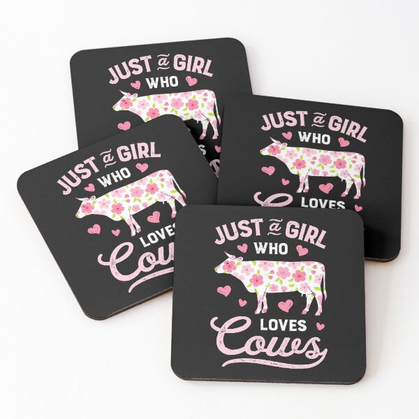 Item preview, Just A Girl Who Loves Cows Farmer Funny Cow Flower designed and sold by Xtjjae.