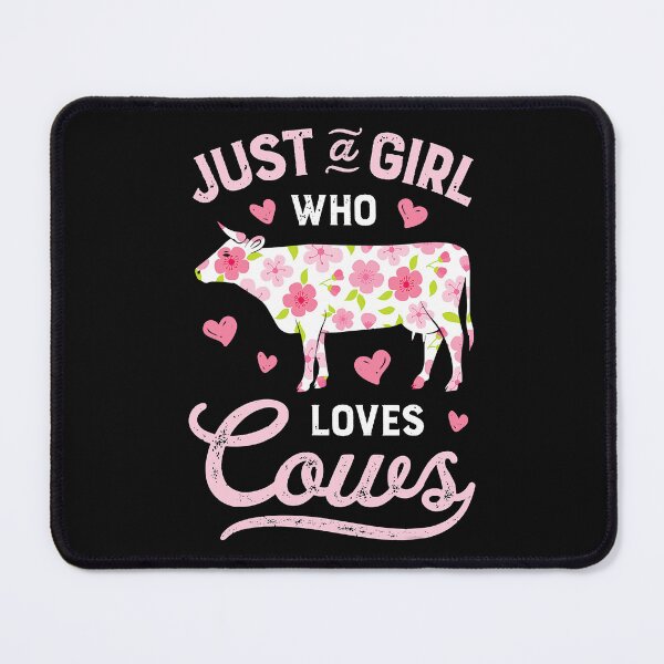Item preview, Just A Girl Who Loves Cows Farmer Funny Cow Flower designed and sold by Xtjjae.