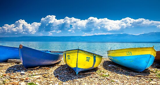 colorful boats on the