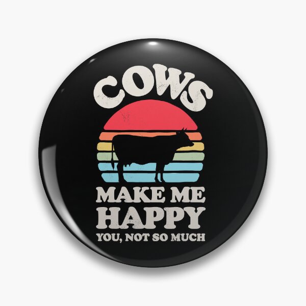Item preview, Cows Make Me Happy Funny Cow Lover Farmer designed and sold by Xtjjae.