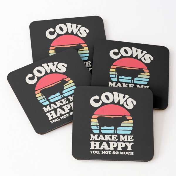 Item preview, Cows Make Me Happy Funny Cow Lover Farmer designed and sold by Xtjjae.