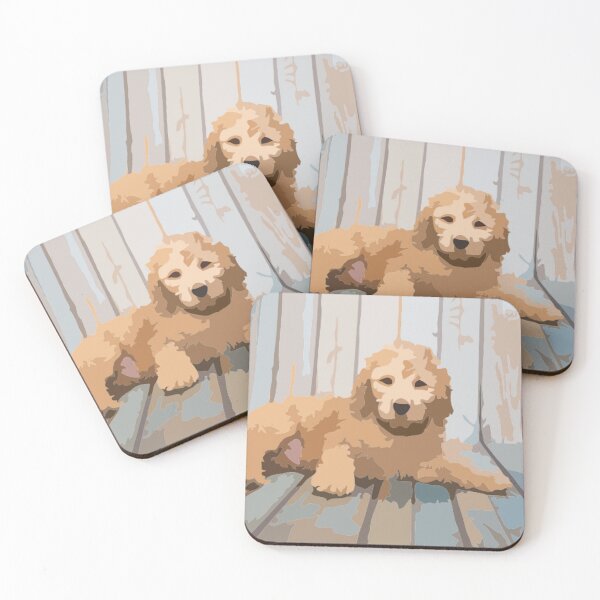 Item preview, Cute Labradoogle Digital Painting designed and sold by Positive Lad.