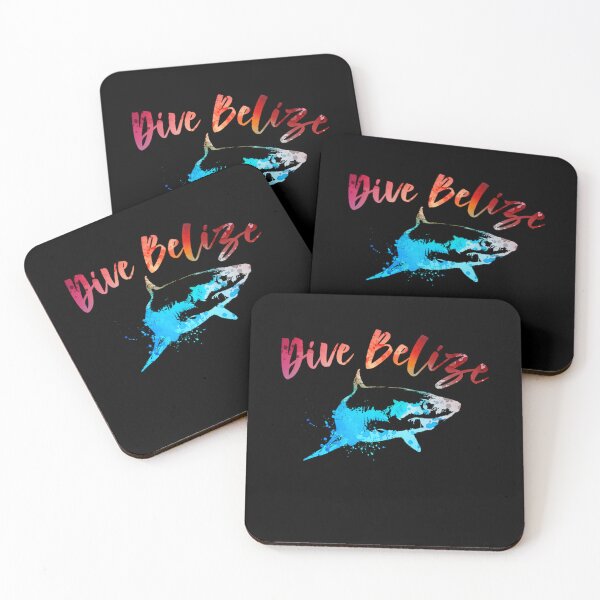 Item preview, Dive Belize Great White Shark Scuba Reef Diver Snorkeling designed and sold by Zaidan16.