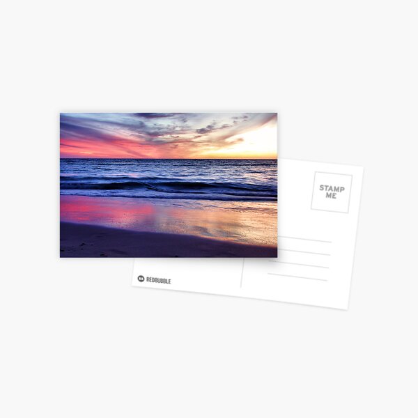 Indian Ocean Sunset Postcard
