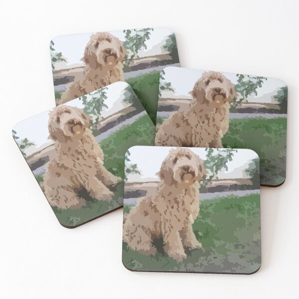 Item preview, Labradoodle Digital Painting designed and sold by Positive Lad.