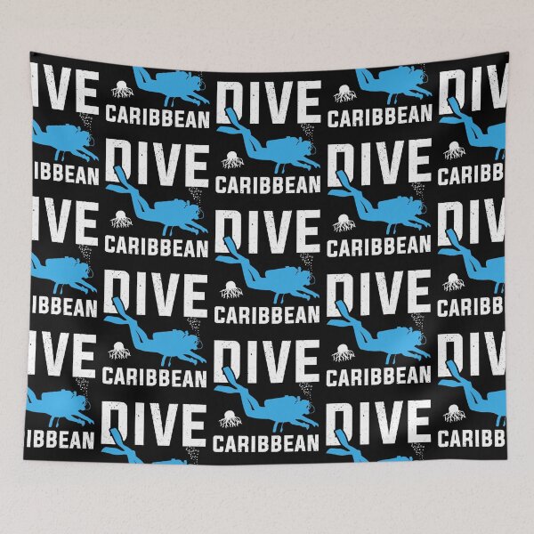 Item preview, Dive Caribbean Scuba Diving Tee For Diver Ocean Lover designed and sold by Zaidan16.