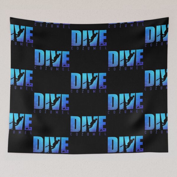 Item preview, Dive Cozumel Scuba Diver Reef Diving Snorkeling Sharks Beach designed and sold by Zaidan16.
