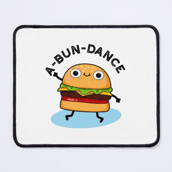Item preview, A-bun-dance Funny Dancing Burger Puns designed and sold by punnybone.
