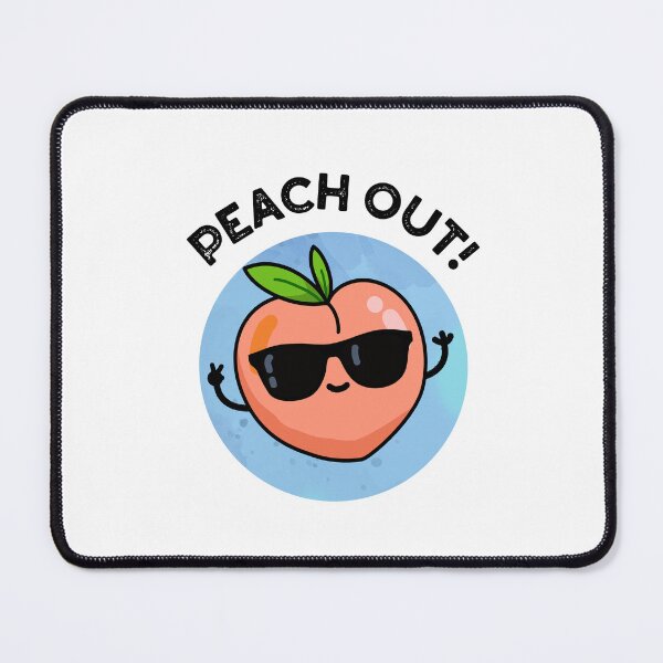 Item preview, Peach Out Funny Fruit Puns designed and sold by punnybone.