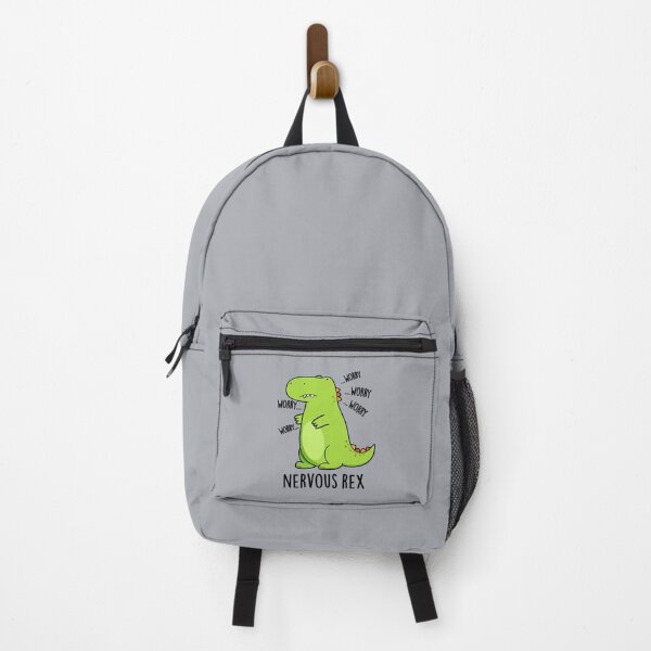 Item preview, Nervous Rex TRex Funny Dinosaur Puns designed and sold by punnybone.
