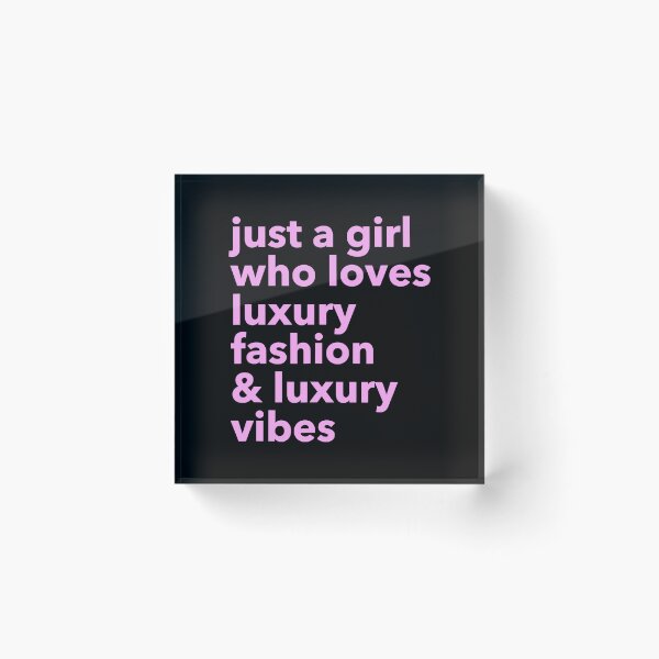 Item preview, Just A Girl Who Loves Luxury Fashion And Luxury Vibes designed and sold by nwaja-art.