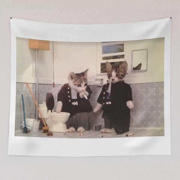 Item preview, Smoking Kittens! Poster poster designed and sold by jamesl3sweat.