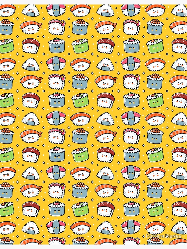 Cute Sushi Pattern, Sushi Puns, Sushi Pattern