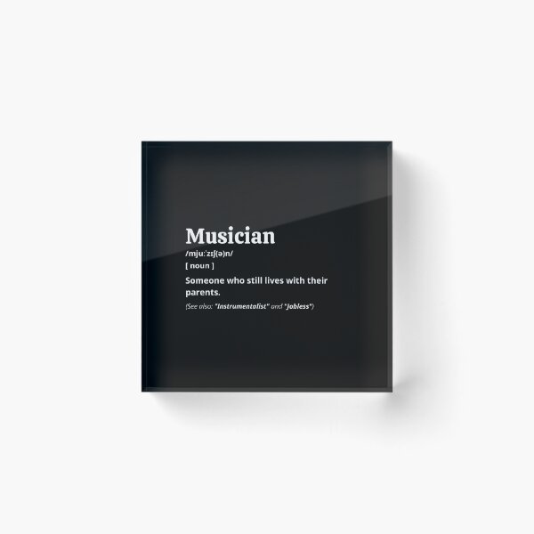Item preview, Musician Definition designed and sold by Creatoe.