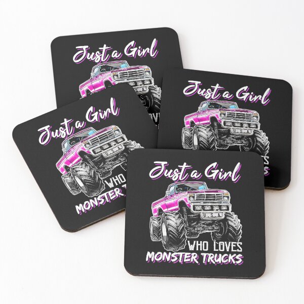 Item preview, Just a Girl Who Loves Monster Trucks designed and sold by nwaja-art.