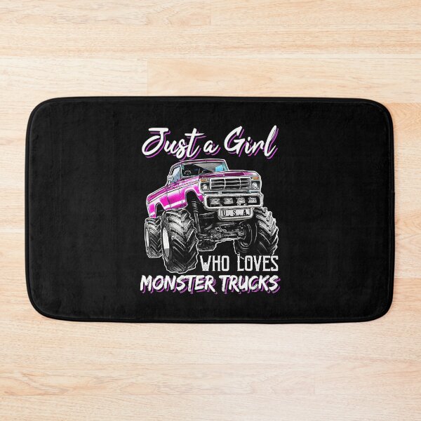 Item preview, Just a Girl Who Loves Monster Trucks designed and sold by nwaja-art.
