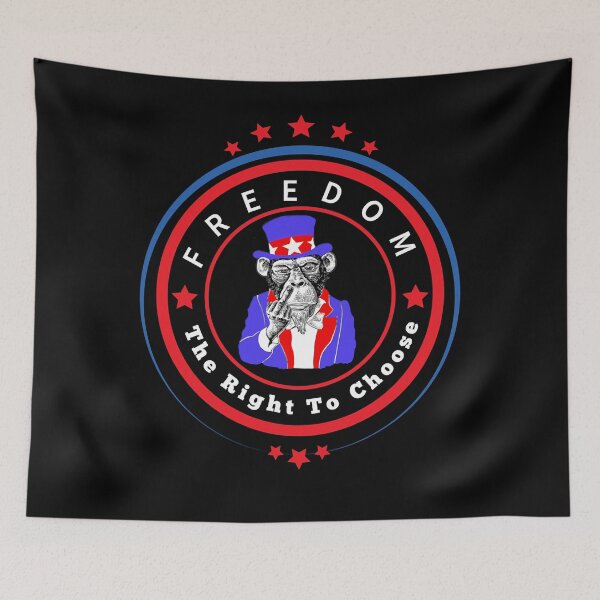 Item preview, Uncle Sam's Monkey Freedom to Choose designed and sold by RyanRainwater.