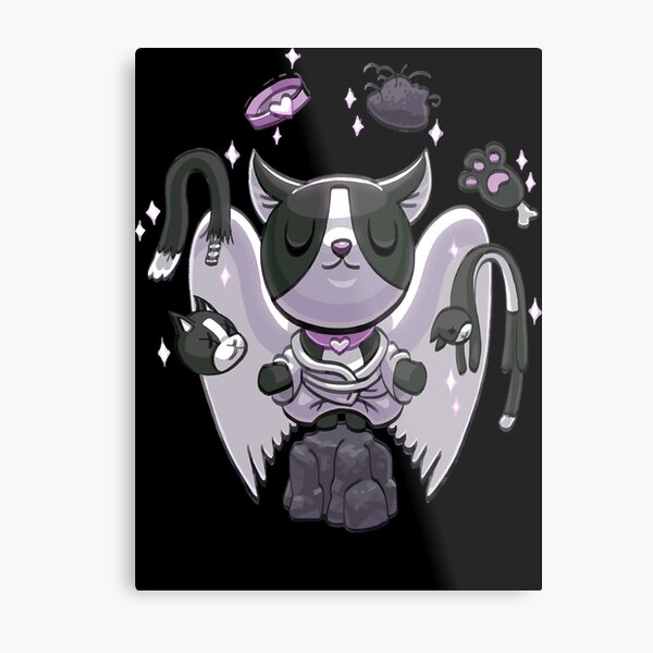 The Binding Of Isaac Guppy The Cat Metal Print