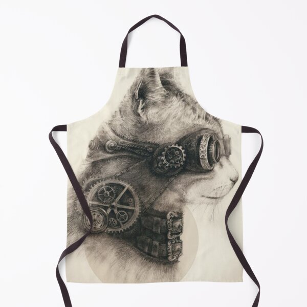 Artikelvorschau, ;Steampunk-Katzenposter entworfen und verkauft von marytjacques.