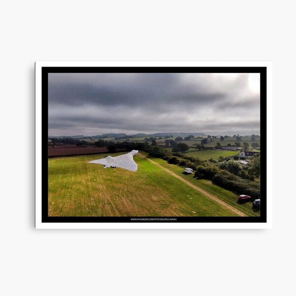 Avro Vulcan Bomber Aerial Chase Canvas Print
