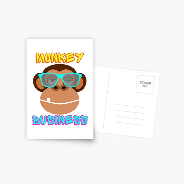 Postcard-Beach Great gifts for fun people at Monkey Business