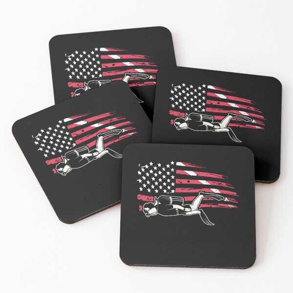 Item preview, Dive Flag Scuba Diving American Flag designed and sold by Zaidan16.