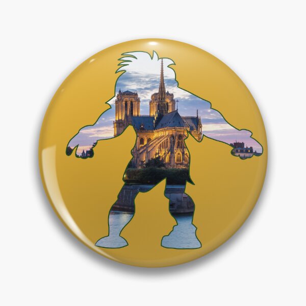 Item preview, Hunchback Quasimodo - View of Notre Dame Gold designed and sold by Smagnaferous.