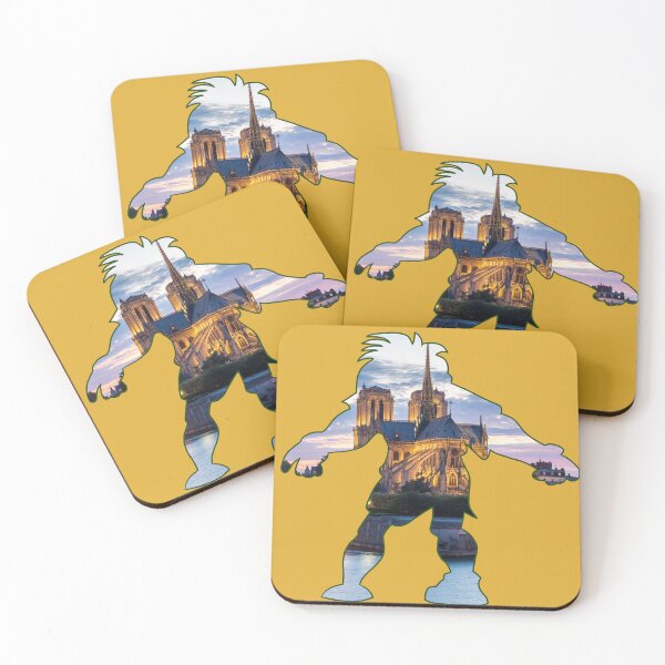 Item preview, Hunchback Quasimodo - View of Notre Dame Gold designed and sold by Smagnaferous.