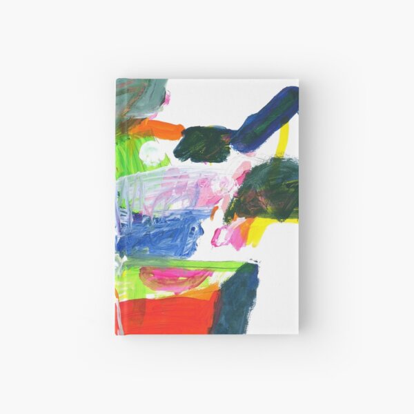 about the pink sticky bun on the table Hardcover Journal