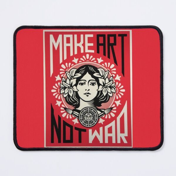 Item preview, Make art not war designed and sold by PoliticsPrint.