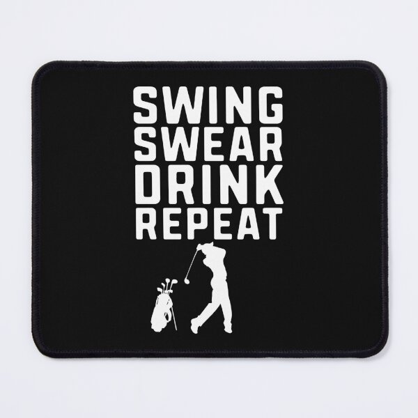 Item preview, Funny Golf Swing Swear Drink Repeat Golfer Gift Golfing Saying  designed and sold by alenaz.
