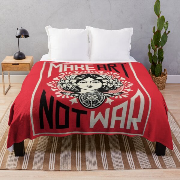 Item preview, Make art not war designed and sold by PoliticsPrint.
