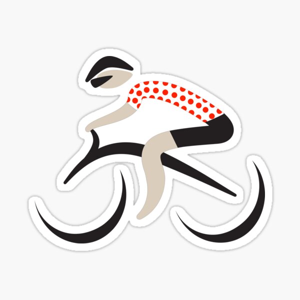 Item preview, The Cyclist - KOM - King of the Mountain designed and sold by camakin.