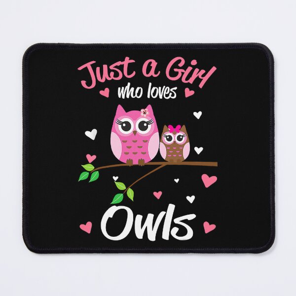 Item preview, Just A Girl Who Loves Owls designed and sold by nwaja-art.